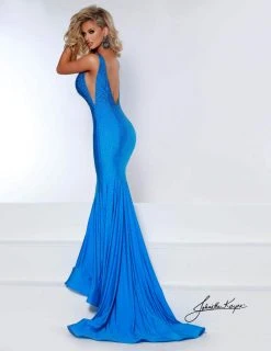 Johnathan Kayne - 2305 V-Neck Trumpet Evening Dress 15 Johnathan Kayne - 2305 V-Neck Trumpet Evening Dress
