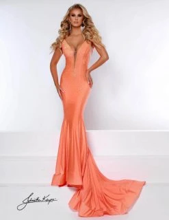 Johnathan Kayne - 2305 V-Neck Trumpet Evening Dress 19 Johnathan Kayne - 2305 V-Neck Trumpet Evening Dress