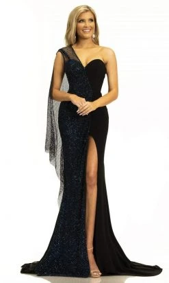 Johnathan Kayne - 2309 Asymmetrical Sheath Evening Dress