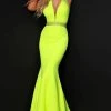 Johnathan Kayne - 2405 Halter Neck Fitted Gown 1 Johnathan Kayne - 2405 Halter Neck Fitted Gown