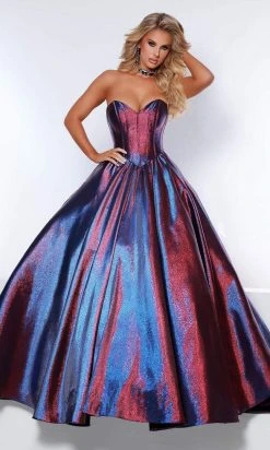 Johnathan Kayne - 2411 Sweetheart Metallic Ballgown 9 Johnathan Kayne - 2411 Sweetheart Metallic Ballgown