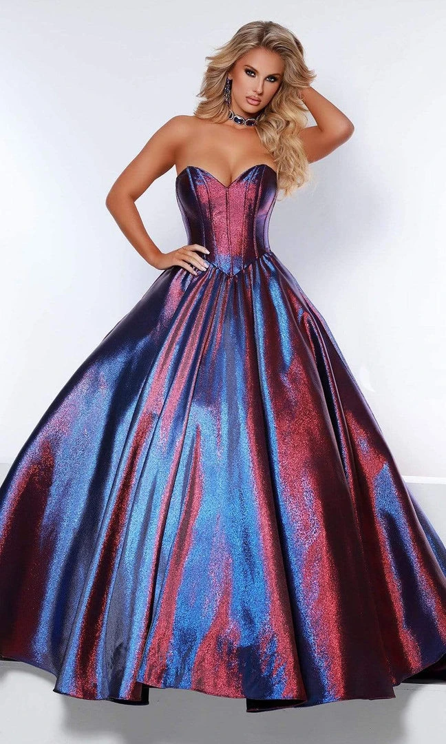 Johnathan Kayne - 2411 Sweetheart Metallic Ballgown 6 Johnathan Kayne - 2411 Sweetheart Metallic Ballgown