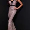 Johnathan Kayne - 2424 Sleeveless Sequined Mermaid Gown