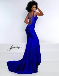 Johnathan Kayne - 2445 Beaded Plunging Sweetheart Gown