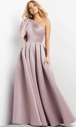 Jovani 04362 - Asymmetric Pleated Evening Gown 11 Jovani 04362 - Asymmetric Pleated Evening Gown