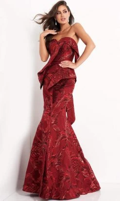 Jovani - 05020 Strapless Sweetheart Mermaid Dress