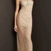 Jovani - 05997 Scoop Lattice Jeweled Shiny Gown 1 Jovani - 05997 Scoop Lattice Jeweled Shiny Gown