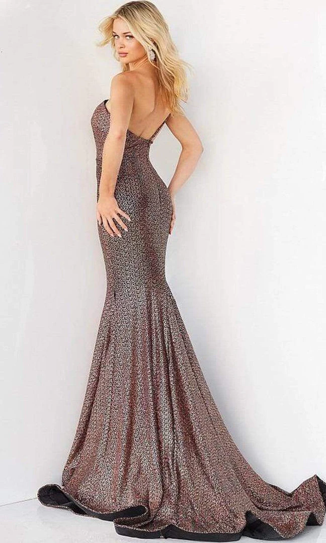 Jovani - 06422 Side Cut Out Sculpted Gown 4 Jovani - 06422 Side Cut Out Sculpted Gown