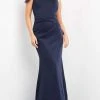 Jovani - 06753 Asymmetric Evening Gown W Court Train 1 Jovani - 06753 Asymmetric Evening Gown W Court Train