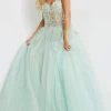 Jovani - 06816 Sweetheart Illusion Corset Ballgown