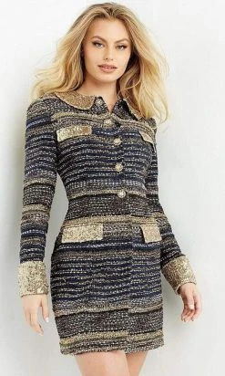 Jovani - 07057 Jewel Sheath Dress 10 Jovani - 07057 Jewel Sheath Dress