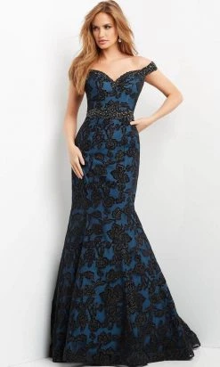 Jovani 07061 - Sweetheart Floral Mermaid Evening Gown 12 Jovani 07061 - Sweetheart Floral Mermaid Evening Gown