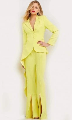 Jovani - 07209 Racer Back Two Piece Pantsuit 10 Jovani - 07209 Racer Back Two Piece Pantsuit
