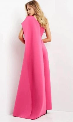 Jovani 07939 - Draped Cascade Jumpsuit