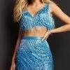 Jovani 08411 - Two Piece Beaded Cocktail Dress