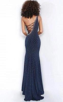 Jovani - 1170 Beaded Stretch Jersey Trumpet Dress 6 Jovani - 1170 Beaded Stretch Jersey Trumpet Dress