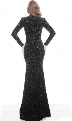 Jovani 1422 - Long Sleeve High Neck Evening Dress