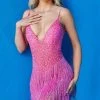 Jovani 23200 - Bedazzled Sleeveless Short Dress
