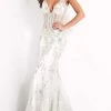 Jovani - 3675 Sheer Corset Bodice Sequin Mermaid Gown 2 Jovani - 3675 Sheer Corset Bodice Sequin Mermaid Gown