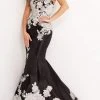 Jovani - 3917 Floral Sweetheart Mermaid Dress