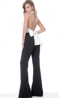 Jovani - 4520 High Halter Keyhole Jumpsuit