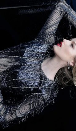 Jovani - 61636 Fully Beaded Jewel Neck Sheath Dress