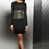 Jovani - Long Sleeve Cocktail Dress With Grommets M307 2 Jovani - Long Sleeve Cocktail Dress With Grommets M307