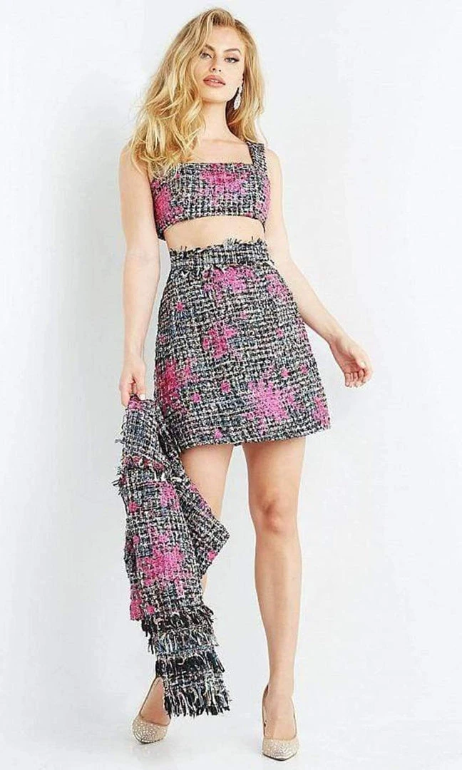 Jovani - M02148 Straight Two-Piece Dress 5 Jovani - M02148 Straight Two-Piece Dress