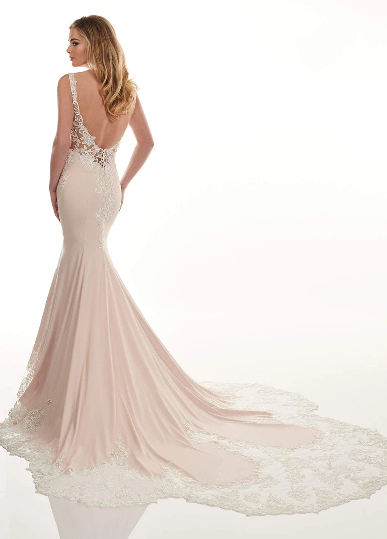 Lo'Adoro By Rachel Allan - M739 Low Scoop Back Mermaid Bridal Gown 4 Lo'Adoro By Rachel Allan - M739 Low Scoop Back Mermaid Bridal Gown