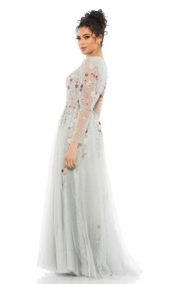 Mac Duggal - 11241 Embroidered Floral Tulle Gown