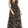 Mac Duggal - 12282 Floral Embroidered A-Line Gown