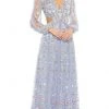 Mac Duggal 35107 - Floral Cutout A-Line Evening Dress 2 Mac Duggal 35107 - Floral Cutout A-Line Evening Dress
