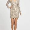 Mac Duggal - 41029 Sequined Short Sheath Dress