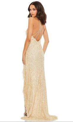 Mac Duggal - 43317 Sequin-Showered Long Column Dress