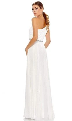 Mac Duggal - 49179 Floral Applique One Shoulder Dress 6 Mac Duggal - 49179 Floral Applique One Shoulder Dress