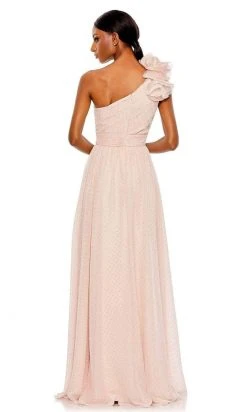 Mac Duggal - 49536 Floral Applique One Shoulder Gown 7 Mac Duggal - 49536 Floral Applique One Shoulder Gown