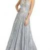 Mac Duggal - 5220 Embellished Asymmetric A-Line Gown