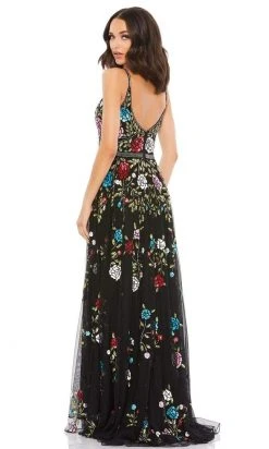 Mac Duggal - 5400 Floral Ornate A-Line Dress