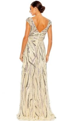 Mac Duggal 5445 - Cap Sleeve Beaded Evening Gown | Couture Candy 7 Mac Duggal 5445 - Cap Sleeve Beaded Evening Gown | Couture Candy