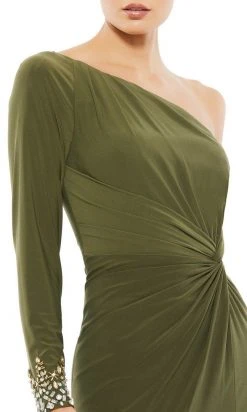 Mac Duggal 55696 - Twist Front Evening Gown | Couture Candy