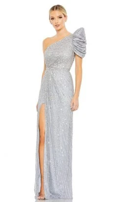 Mac Duggal - 5622 Draped Sleeve Sequin Gown 11 Mac Duggal - 5622 Draped Sleeve Sequin Gown