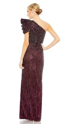 Mac Duggal - 5622 Draped Sleeve Sequin Gown