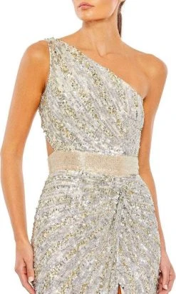 Mac Duggal 5687 - One Sleeve Asymmetrical Long Gown 9 Mac Duggal 5687 - One Sleeve Asymmetrical Long Gown