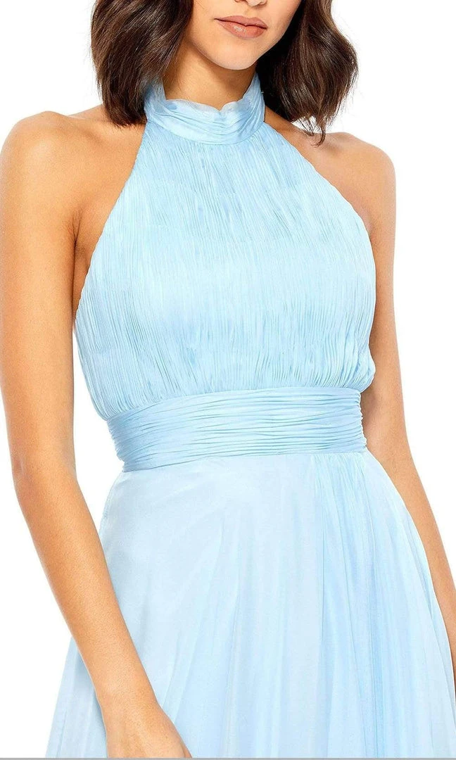 Mac Duggal - 67816 High Halter Open Back A-Line Dress 5 Mac Duggal - 67816 High Halter Open Back A-Line Dress