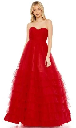 Mac Duggal 67999 - Strapless Sweetheart Neck Evening Gown