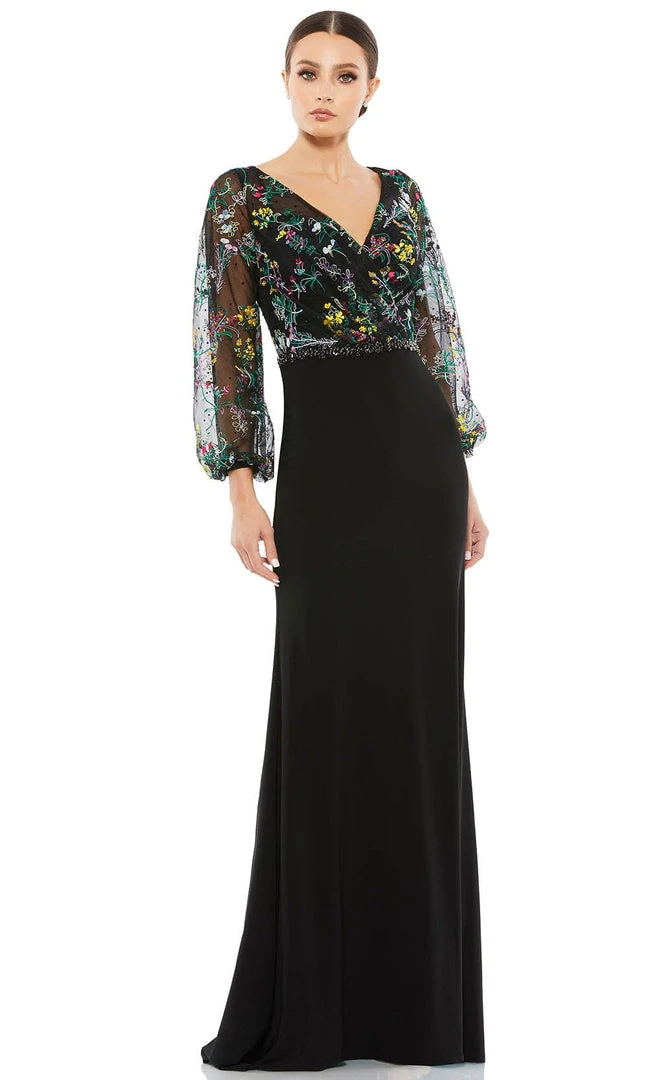 Mac Duggal 79379 - Puffed Sleeve Evening Dress | Couture Candy 3 Mac Duggal 79379 - Puffed Sleeve Evening Dress | Couture Candy