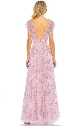 Mac Duggal 93685 - Short Cap Sleeve A-Line Dress