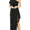 Mac Duggal 93687 - Asymmetrical One Shoulder Strap High Low Dress