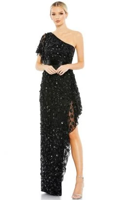 Mac Duggal 93687 - Asymmetrical One Shoulder Strap High Low Dress