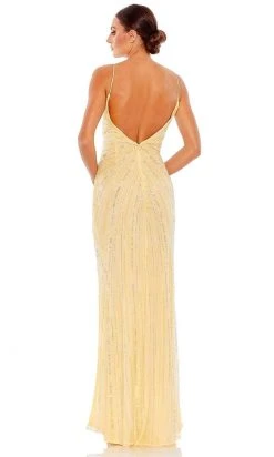 Mac Duggal 93733 - Sleeveless Deep V-neck Evening Dress
